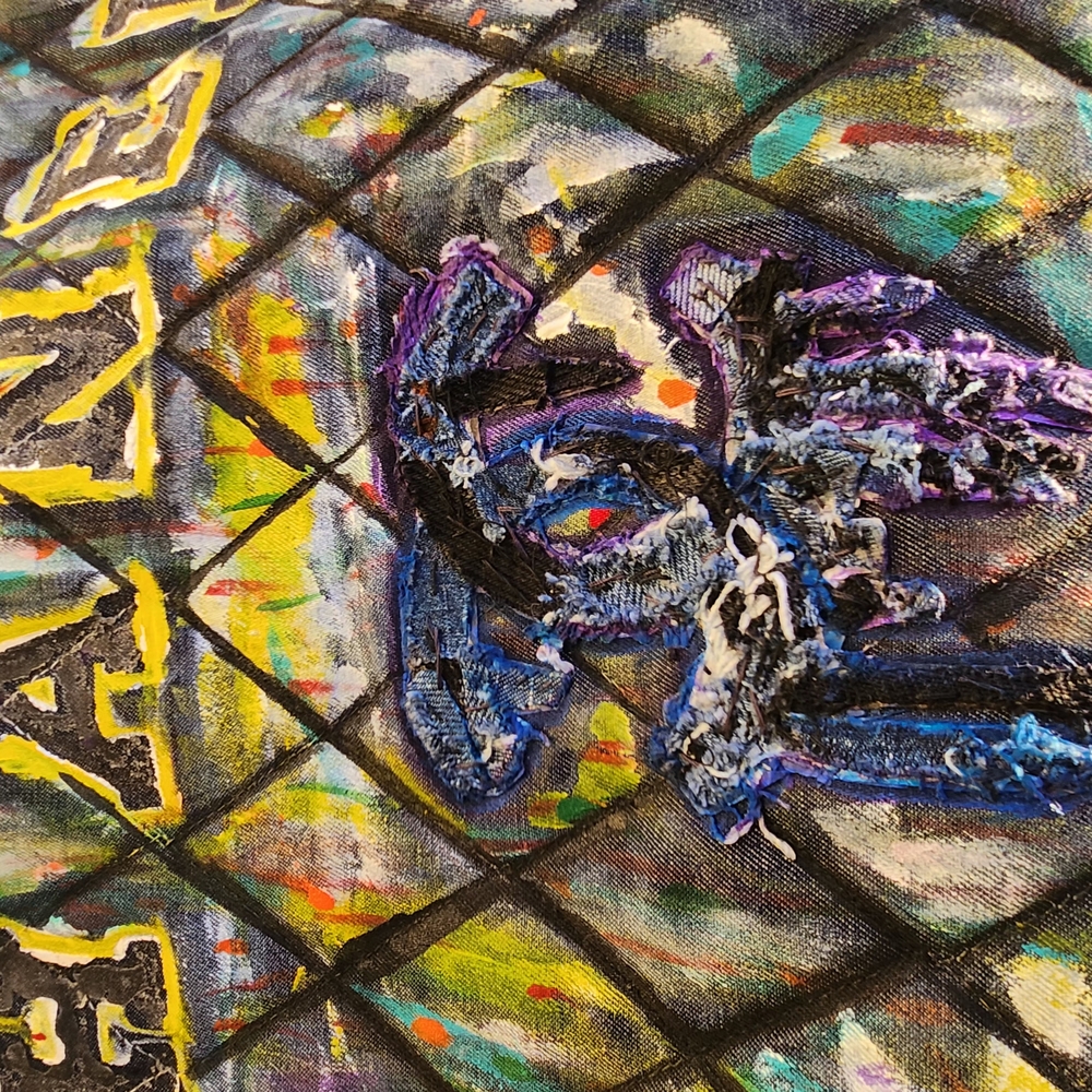 Chanel Upcycled " Pretty Graffiti "
